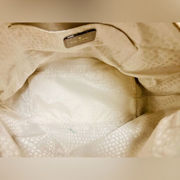 Kate Spade Grey Leather Shoulder Bag Handbag WKRU33221 - Picture 8 of 11